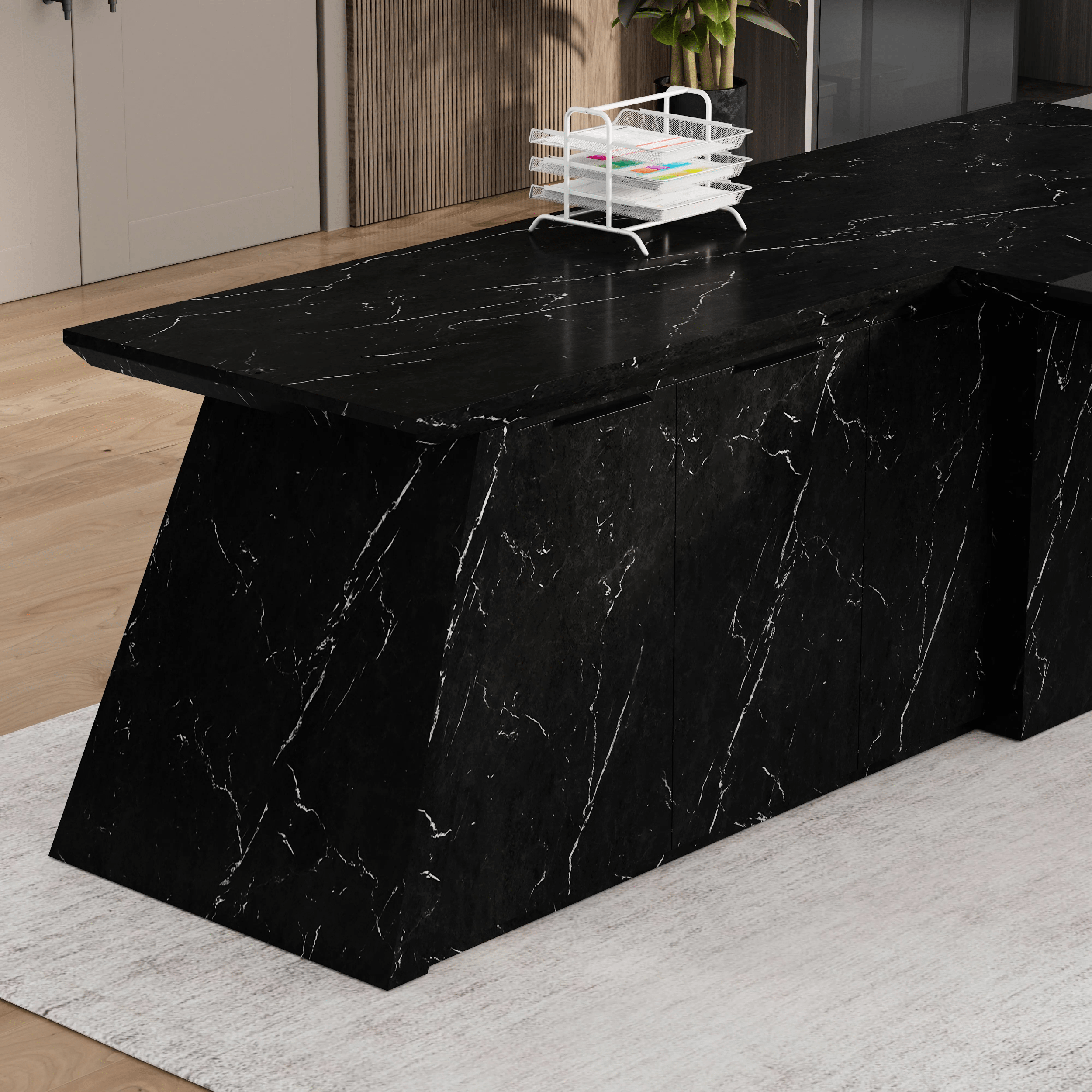 Adrian · Modern L-Shaped Executive Desk