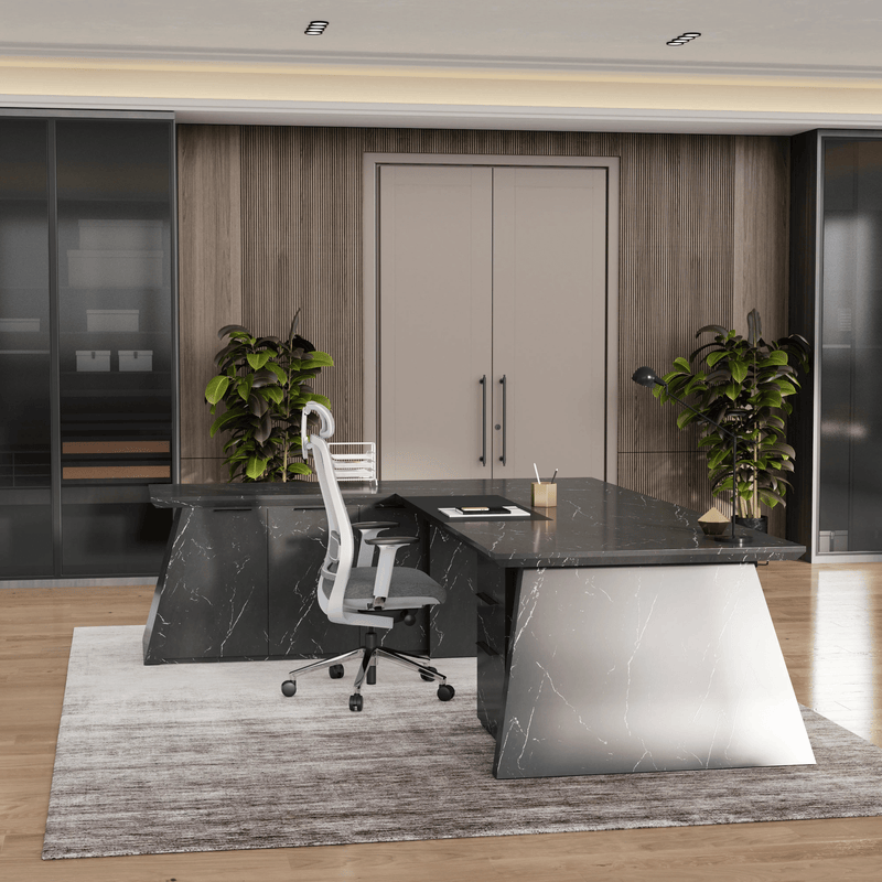 Adrian · Modern L-Shaped Executive Desk