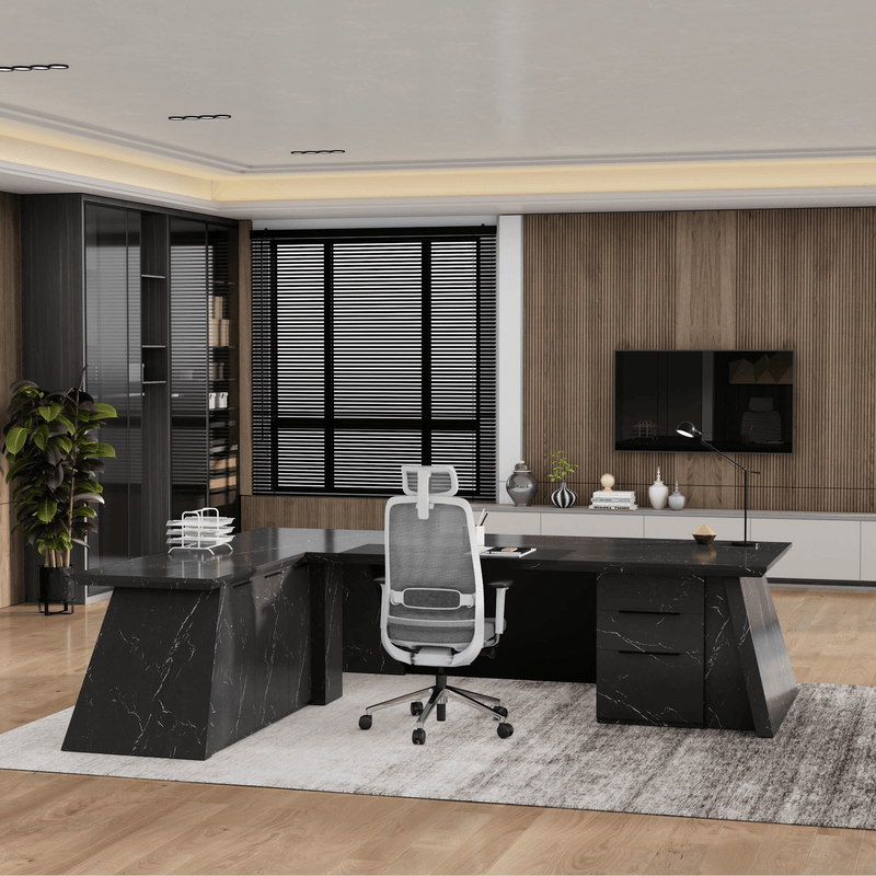 Adrian · Modern L-Shaped Executive Desk