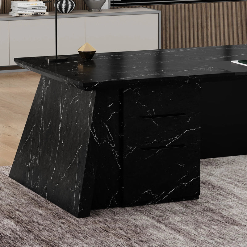 Adrian · Modern L-Shaped Executive Desk