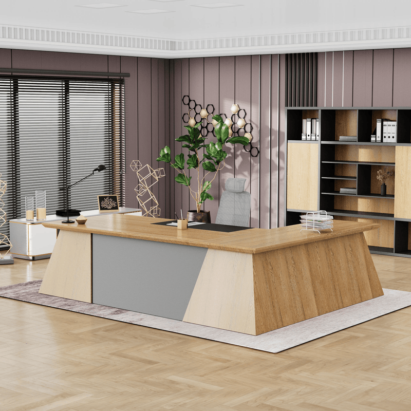 Adrian · Modern L-Shaped Executive Desk