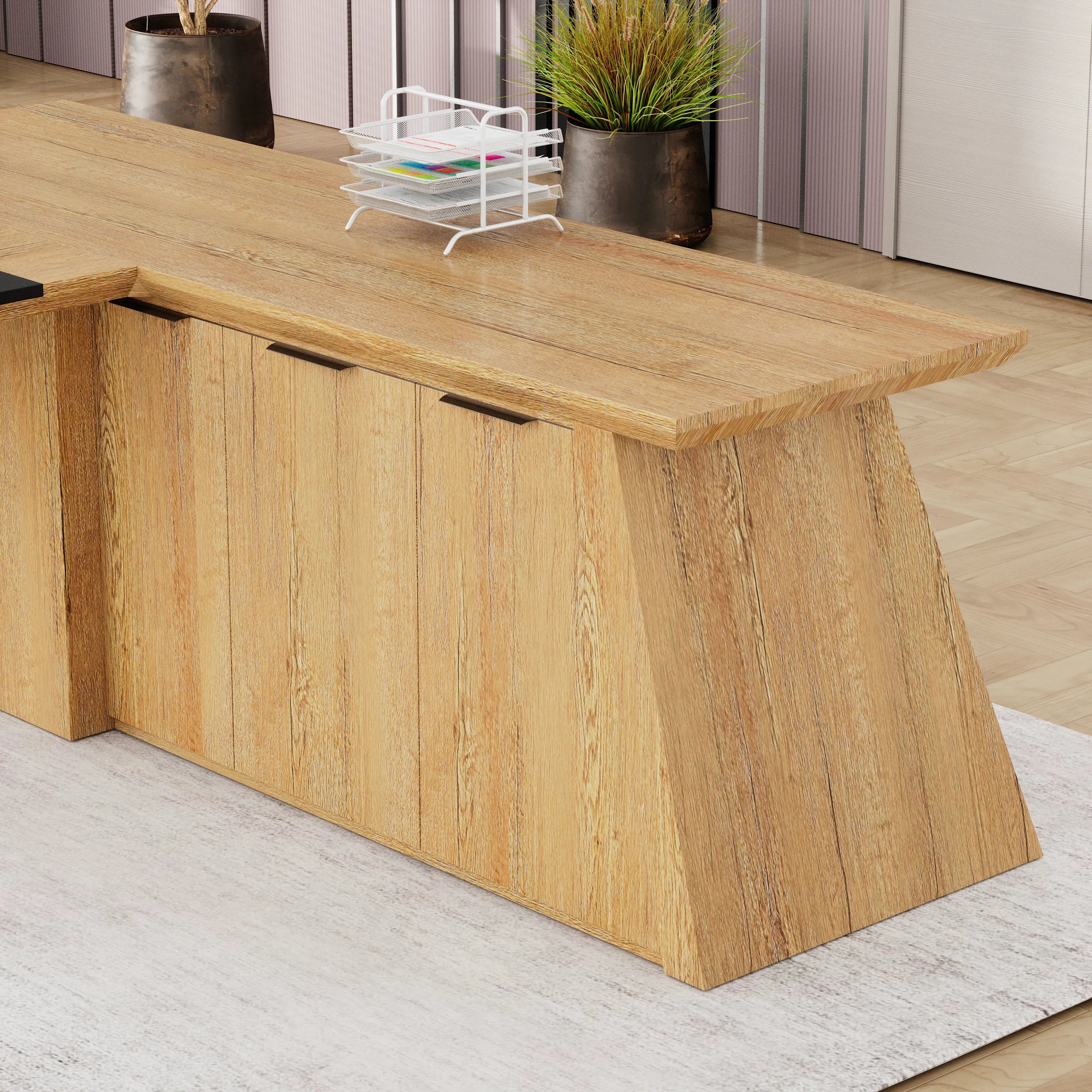 Adrian · Modern L-Shaped Executive Desk