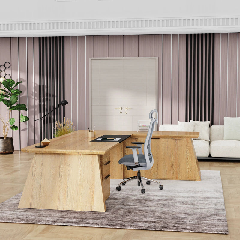 Adrian · Modern L-Shaped Executive Desk