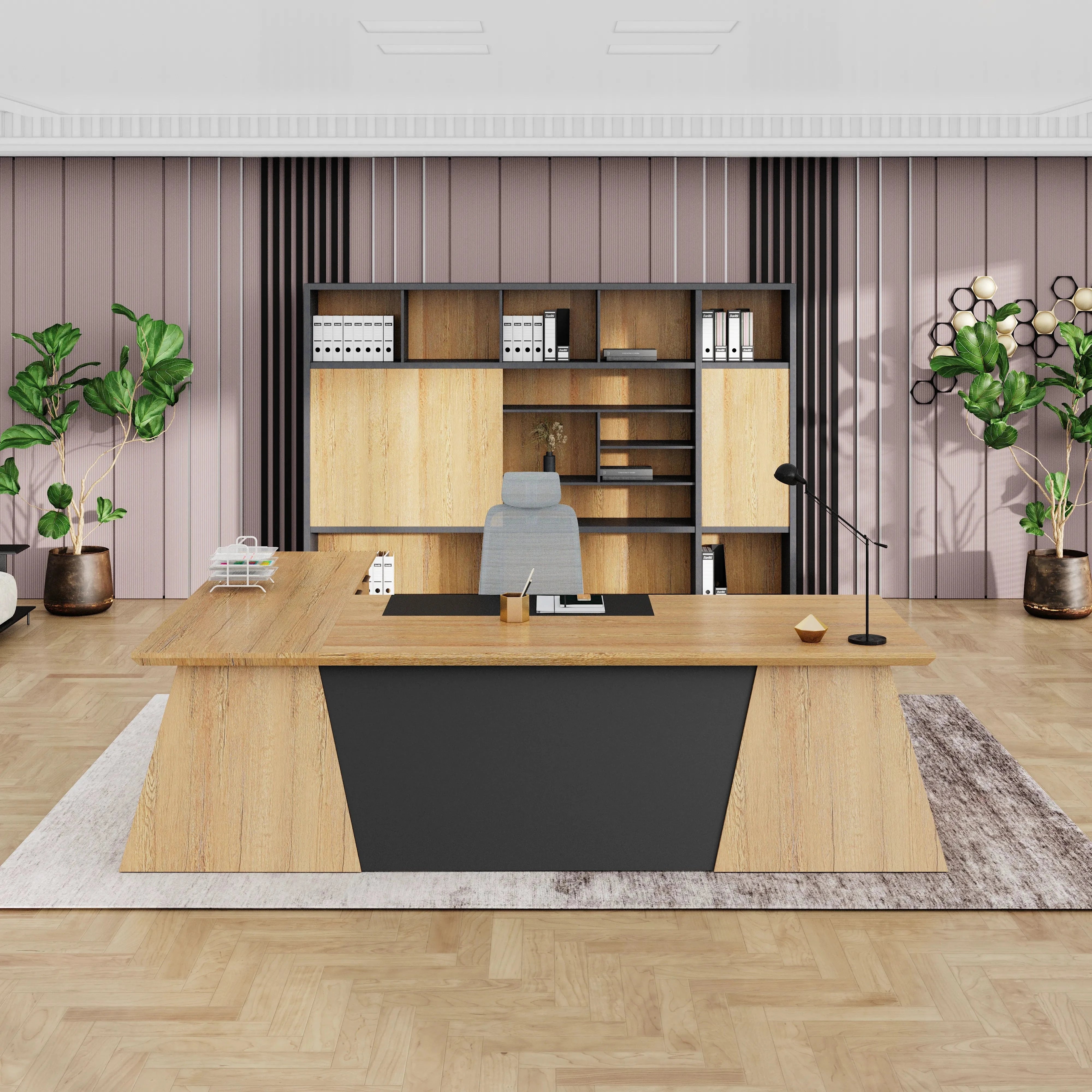 Adrian · Modern L-Shaped Executive Desk