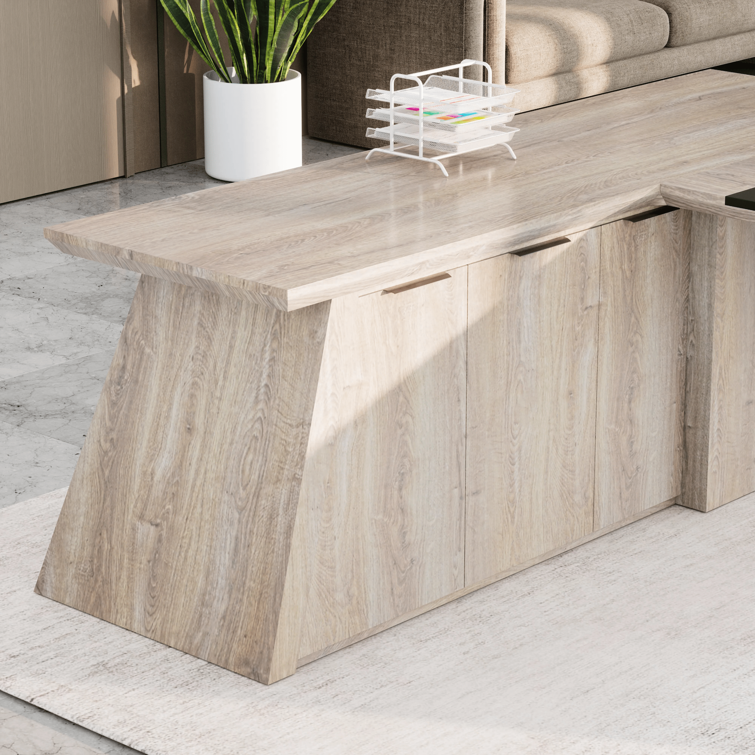 Adrian · Modern L-Shaped Executive Desk