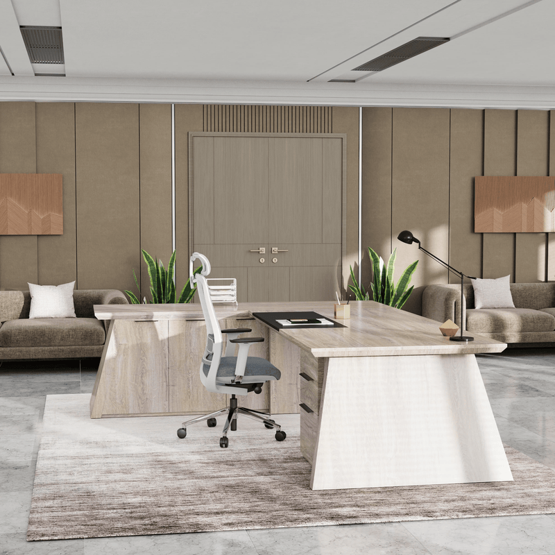 Adrian · Modern L-Shaped Executive Desk