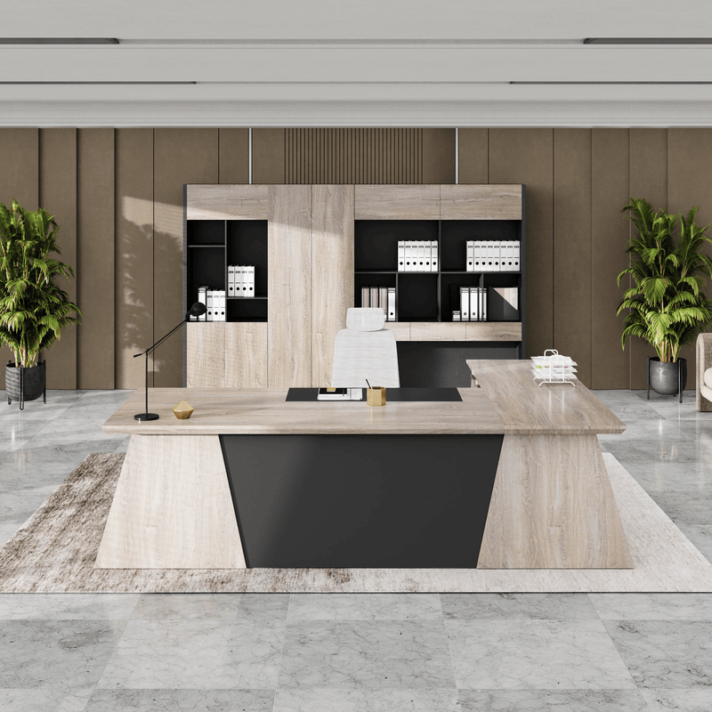 Adrian · Modern L-Shaped Executive Desk