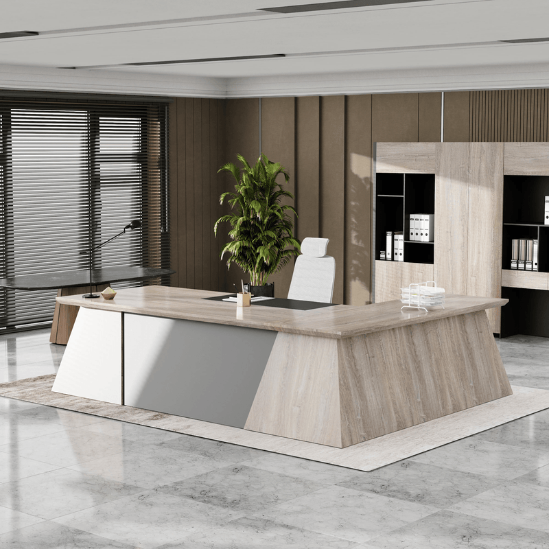 Adrian · Modern L-Shaped Executive Desk