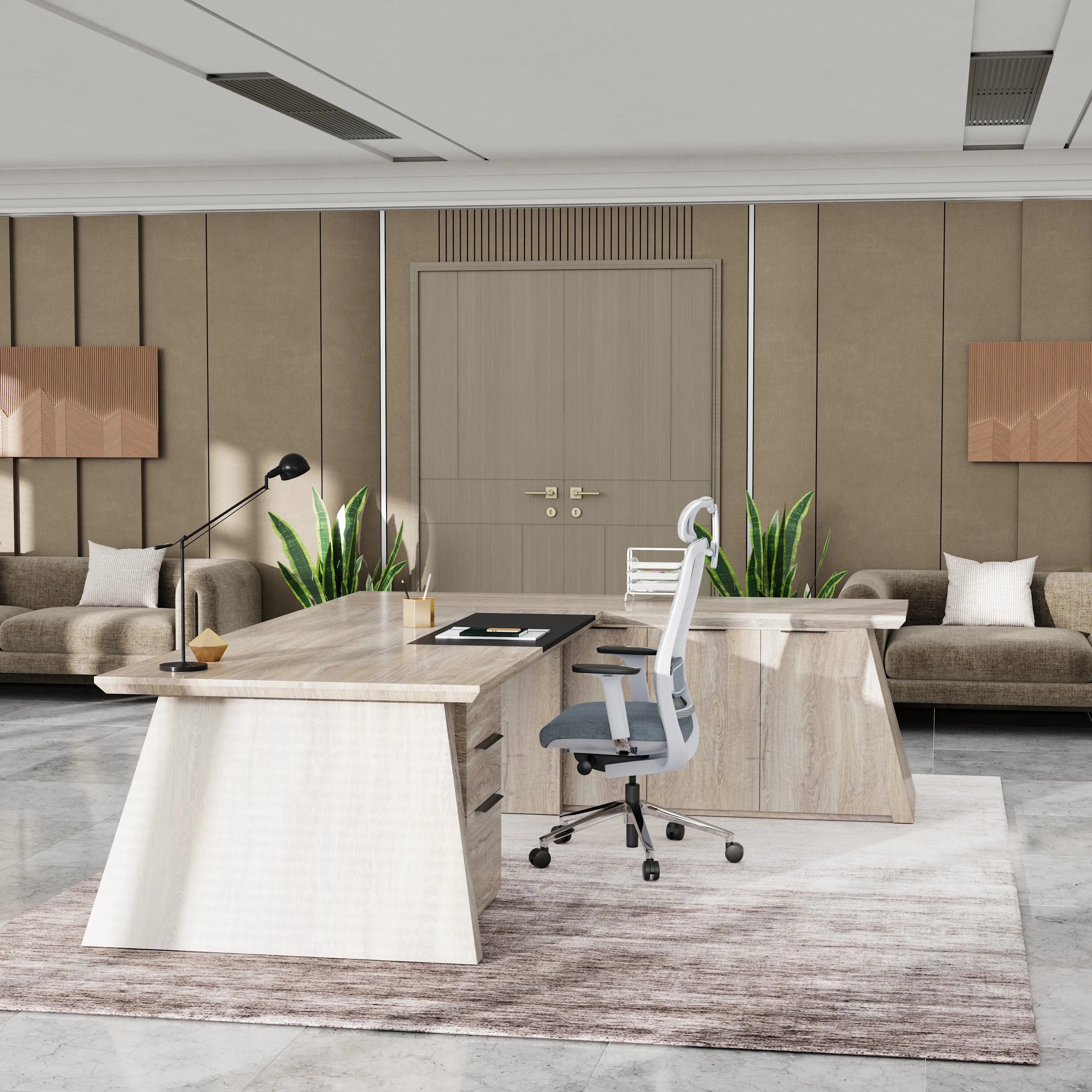 Adrian · Modern L-Shaped Executive Desk