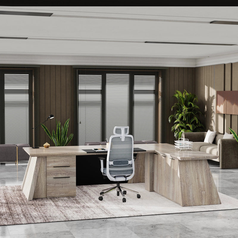Adrian · Modern L-Shaped Executive Desk