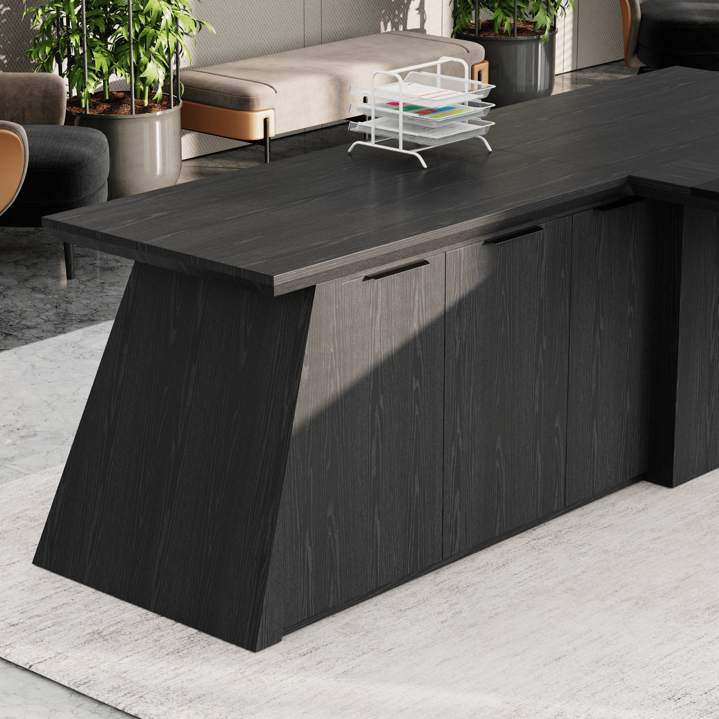 Adrian · Modern L-Shaped Executive Desk