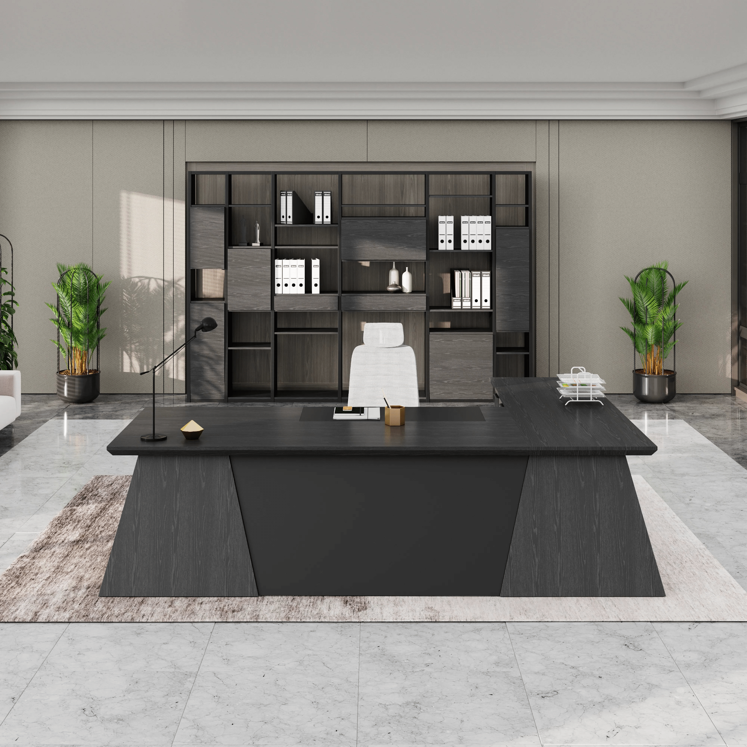Adrian · Modern L-Shaped Executive Desk