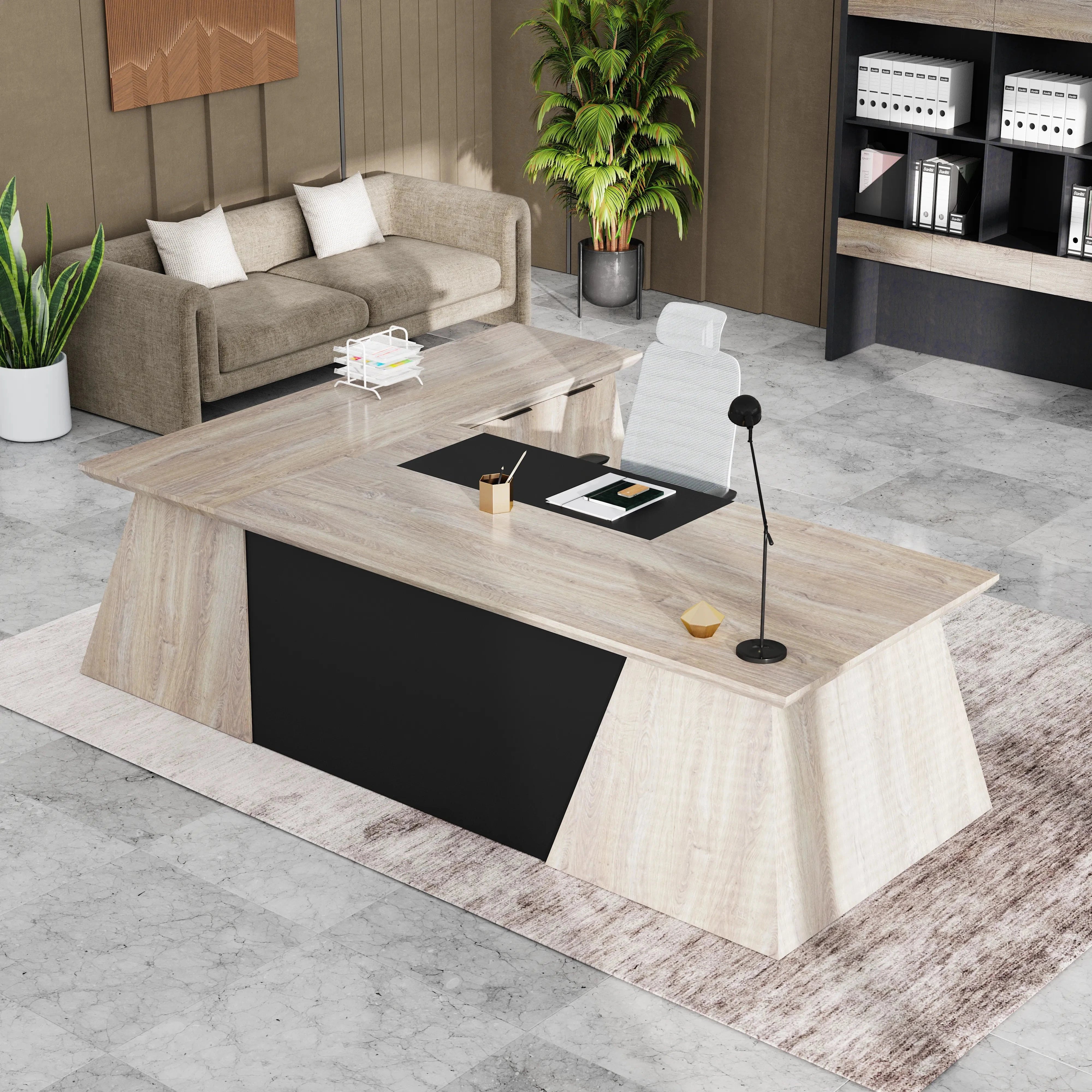 Adrian · Modern L-Shaped Executive Desk