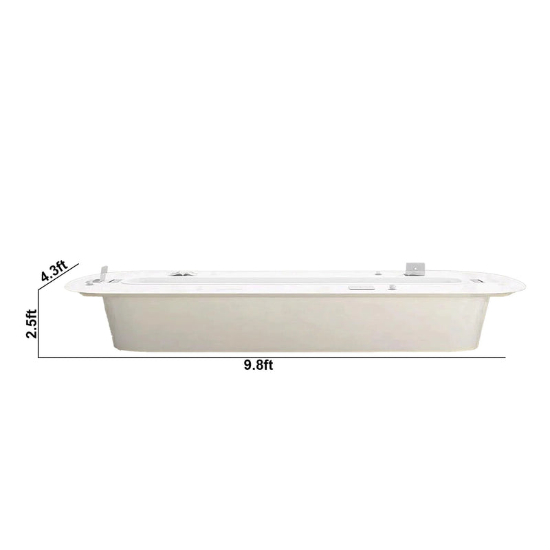 Aelina · White, Rounded Conference Room Table