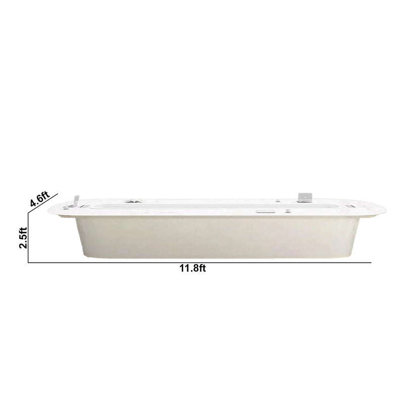 Aelina · White, Rounded Conference Room Table