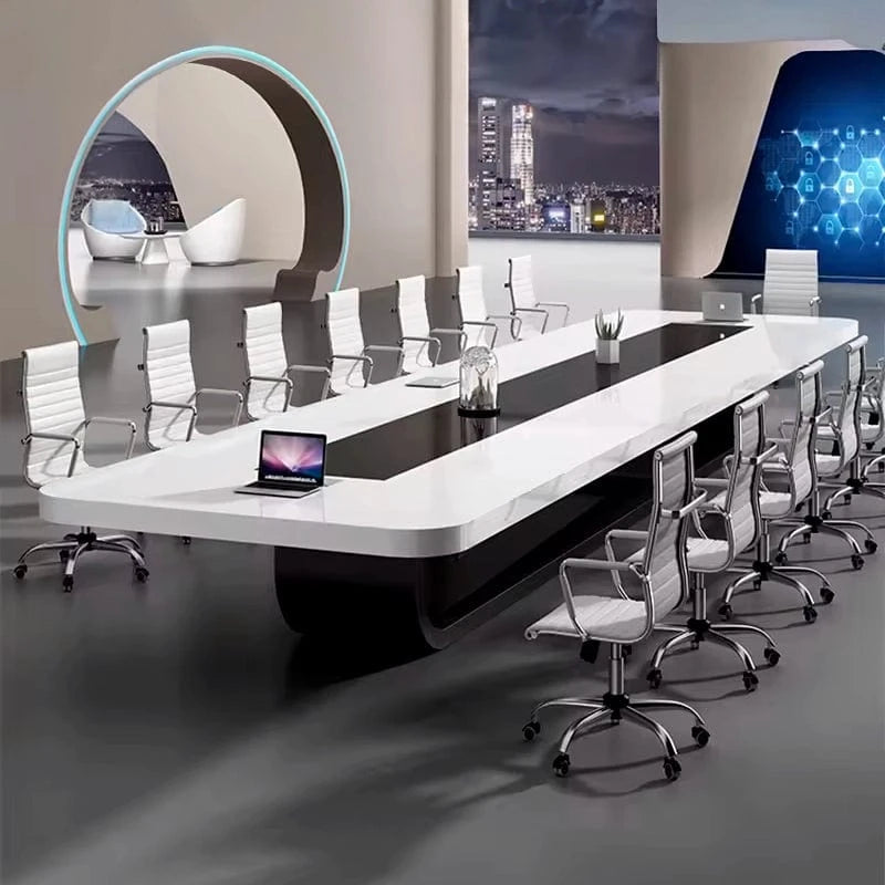 Aerith · Conference Room Table for Executive Boardroom, White