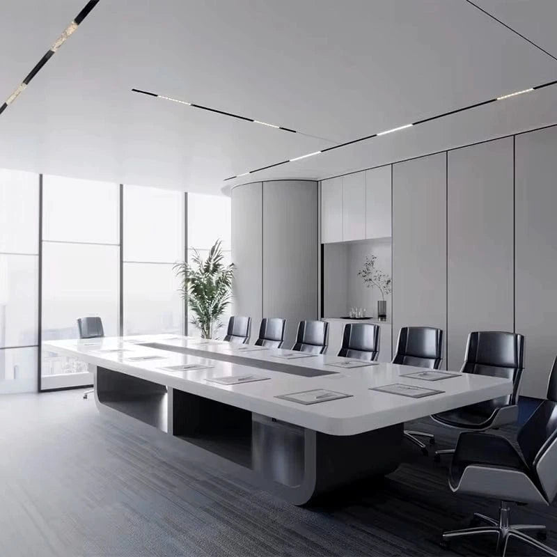 Aerith · Conference Room Table for Executive Boardroom, White