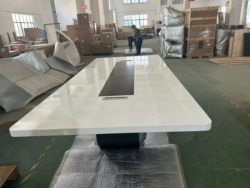 Paxum · White Conference Room Table for Executive Boardroom