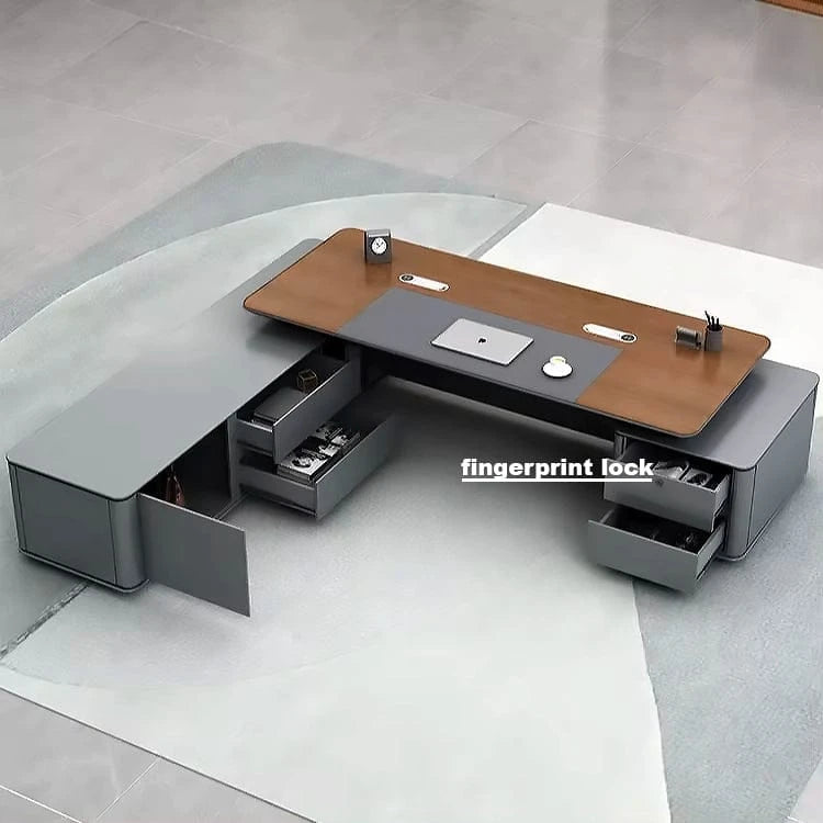 Aeron · Modern L-Shaped Executive Desk