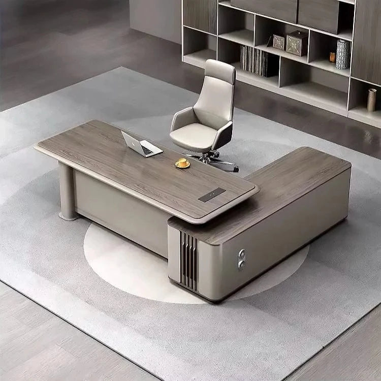 Akai ยท Modern L-Shaped Executive Desk