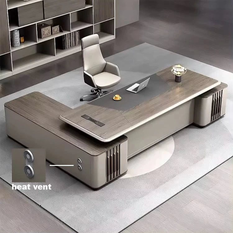 Alex · Modern L-Shaped Executive Desk