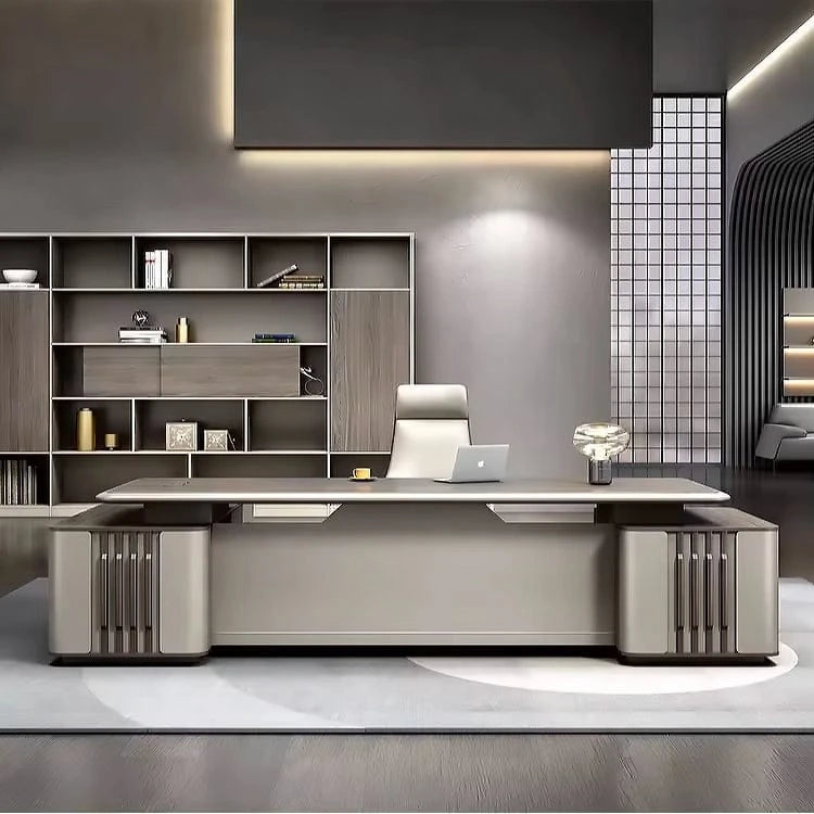 Alex · Modern L-Shaped Executive Desk