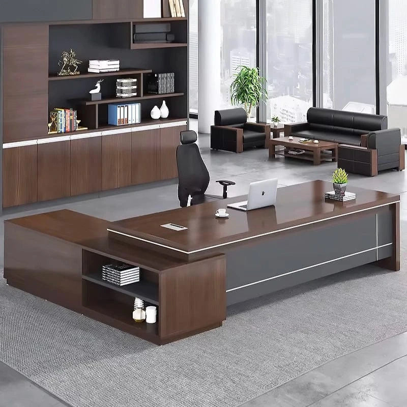 Alfonso · Modern L-Shaped Executive Desk