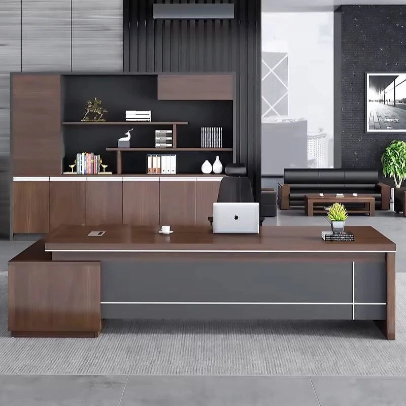Alfonso · Modern L-Shaped Executive Desk