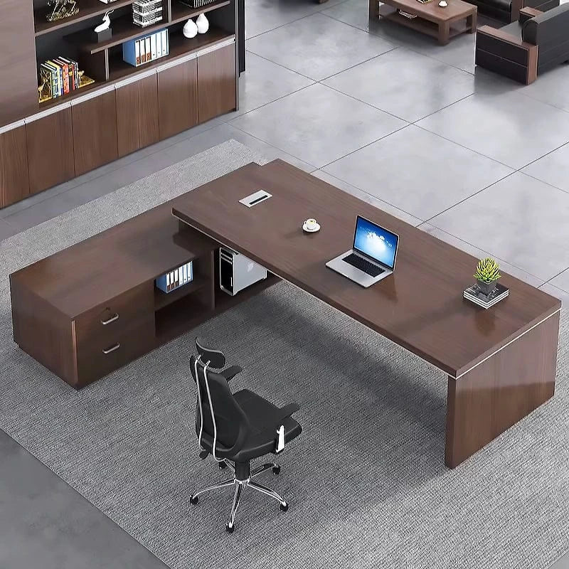 Alfonso · Modern L-Shaped Executive Desk