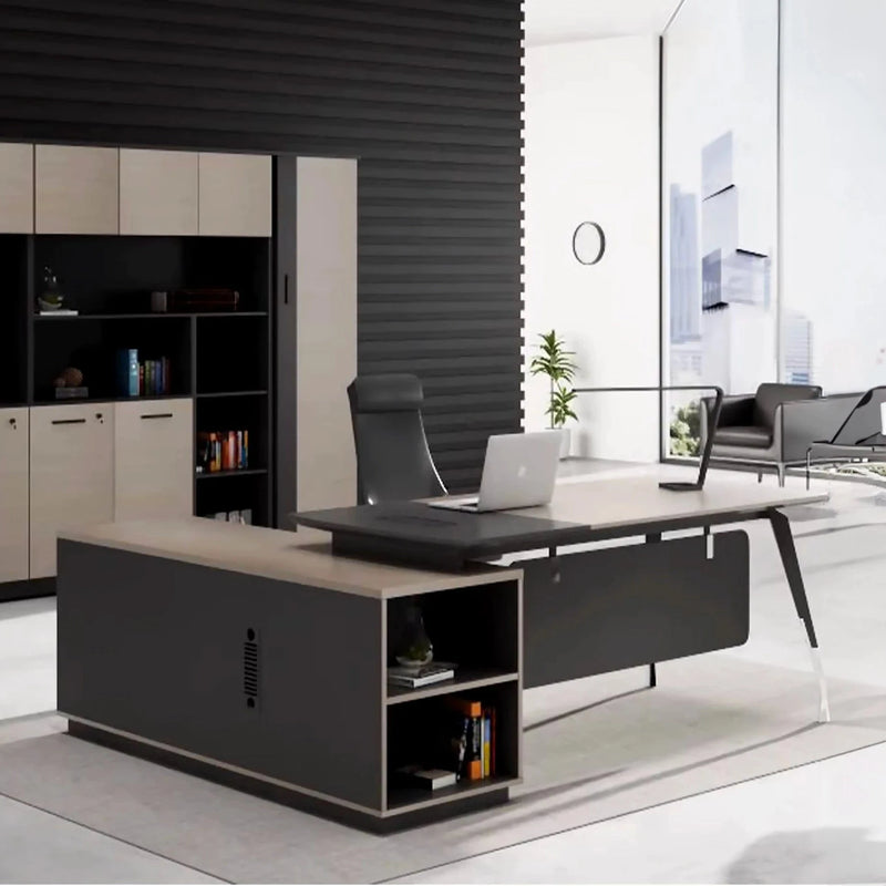 Amara · Modern L-Shaped Executive Desk