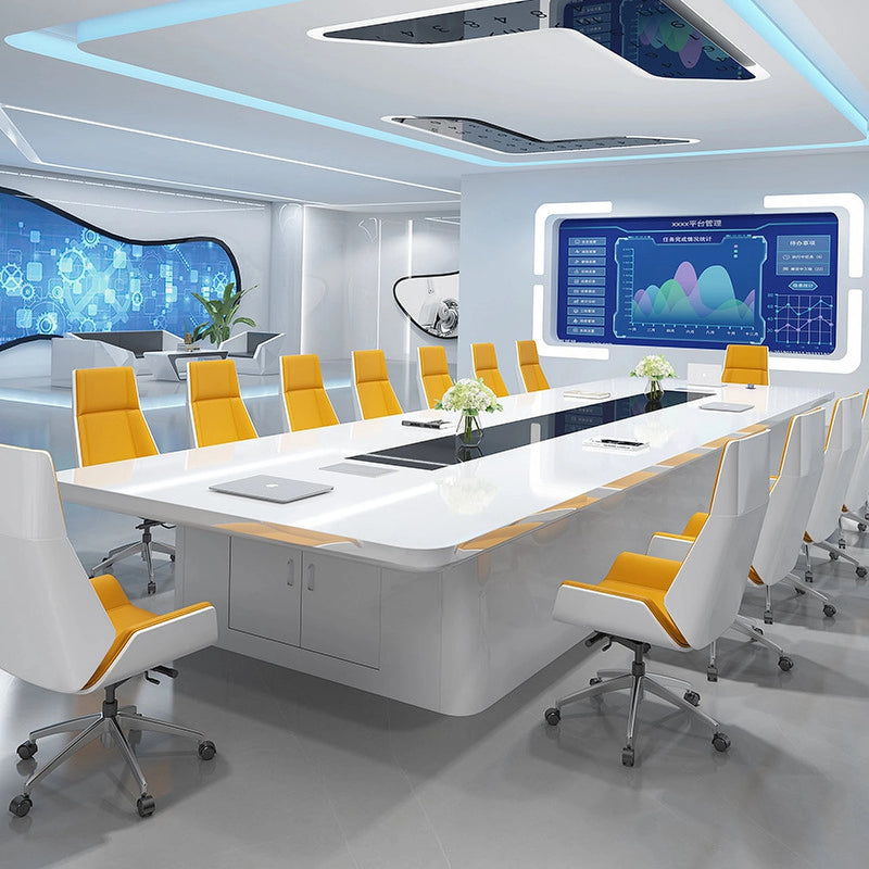 Amira ยท Executive Conference Room Table, White