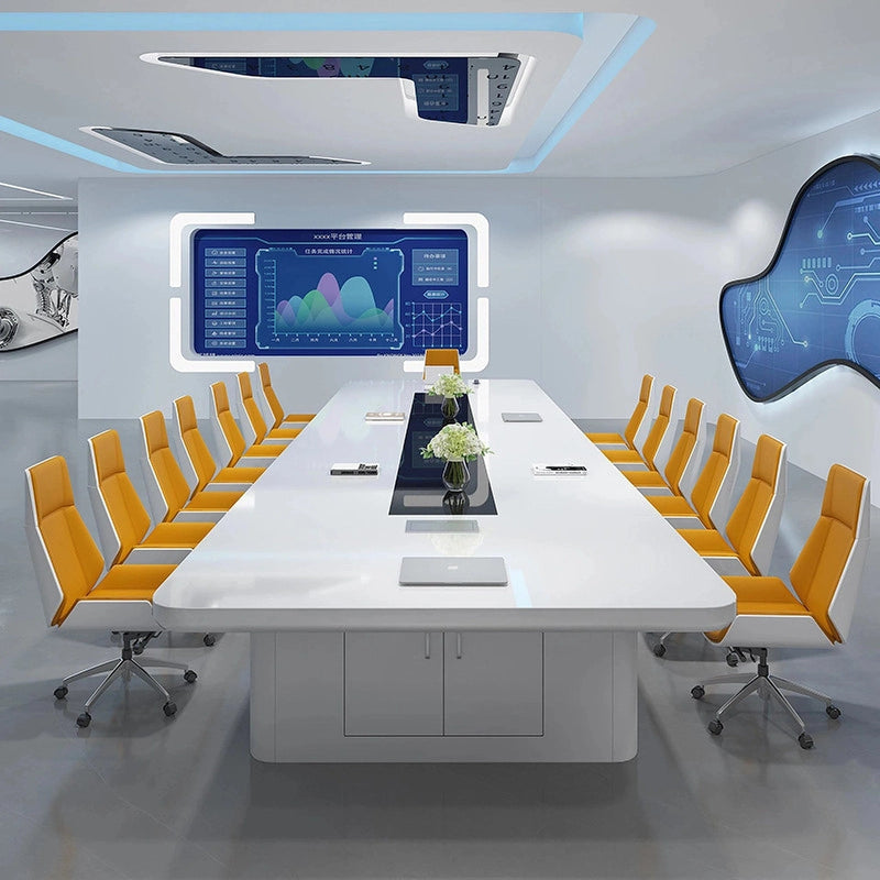 Amira ยท Executive Conference Room Table, White