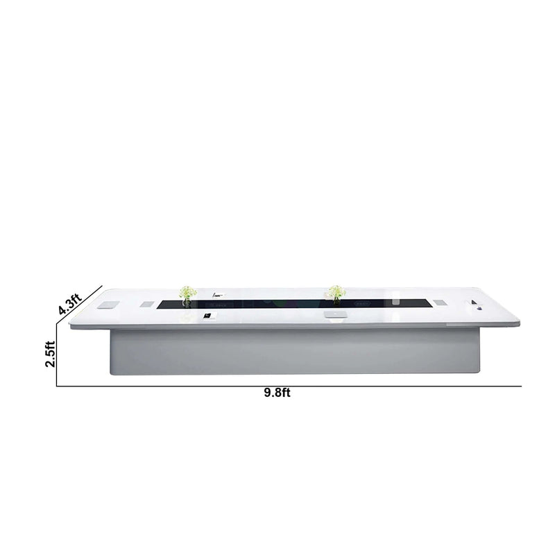 Amira ยท Executive Conference Room Table, White