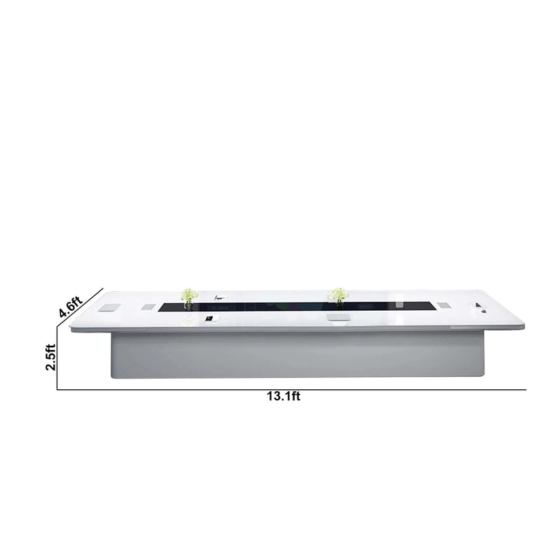Amira ยท Executive Conference Room Table, White
