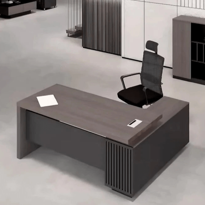 Angela · Modern L-Shaped Executive Desk