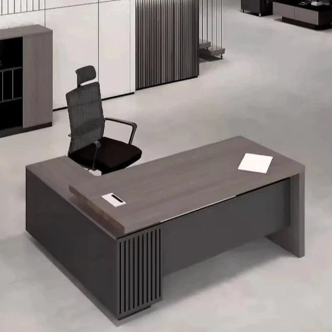 Angela · Modern L-Shaped Executive Desk