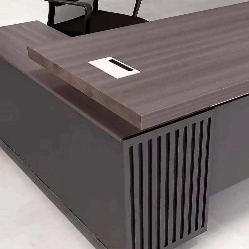Angela · Modern L-Shaped Executive Desk