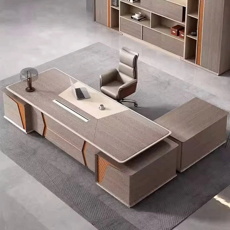 Angelica · Executive Desk w/ Mobile Storage