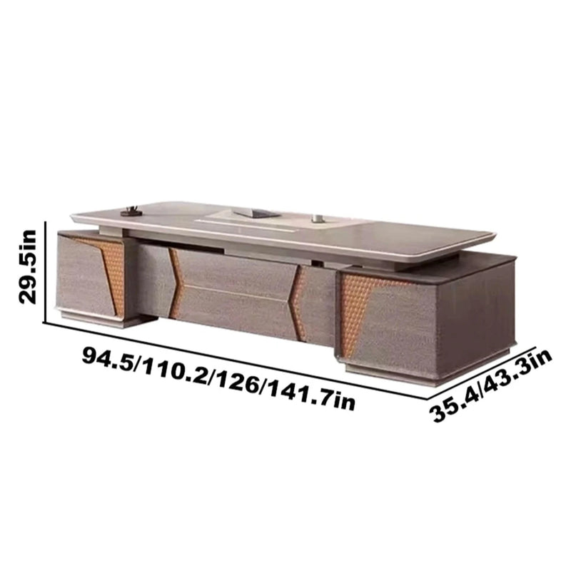 Angelica · Executive Desk w/ Mobile Storage