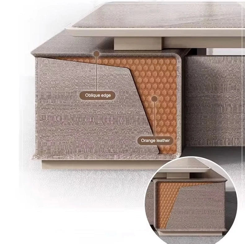 Angelica · Executive Desk w/ Mobile Storage