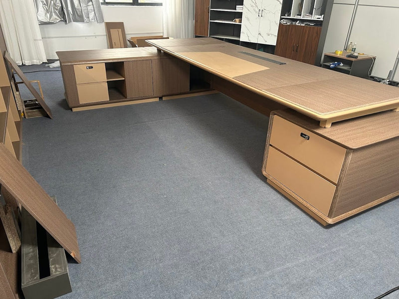 Angelica · Executive Desk w/ Mobile Storage