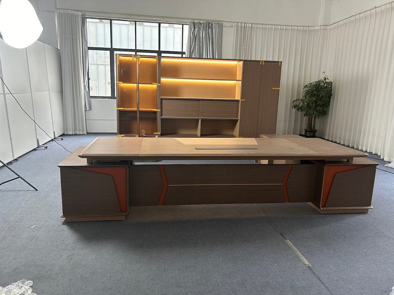 Angelica · Executive Desk w/ Mobile Storage