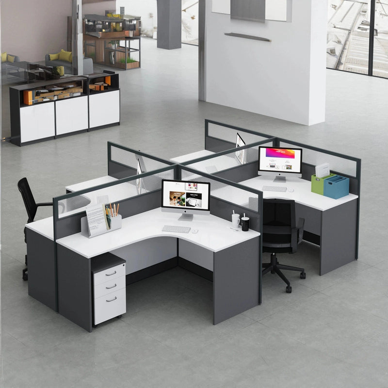 Arlo ยท L-Shaped Cubicle Workstation