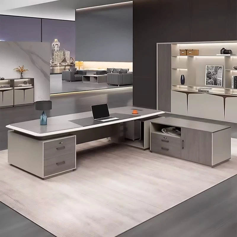 Armando · Executive Desk w/ Mobile Storage