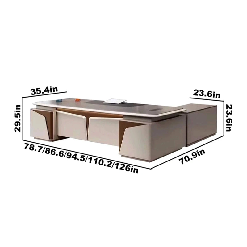 Armando · Executive Desk w/ Mobile Storage