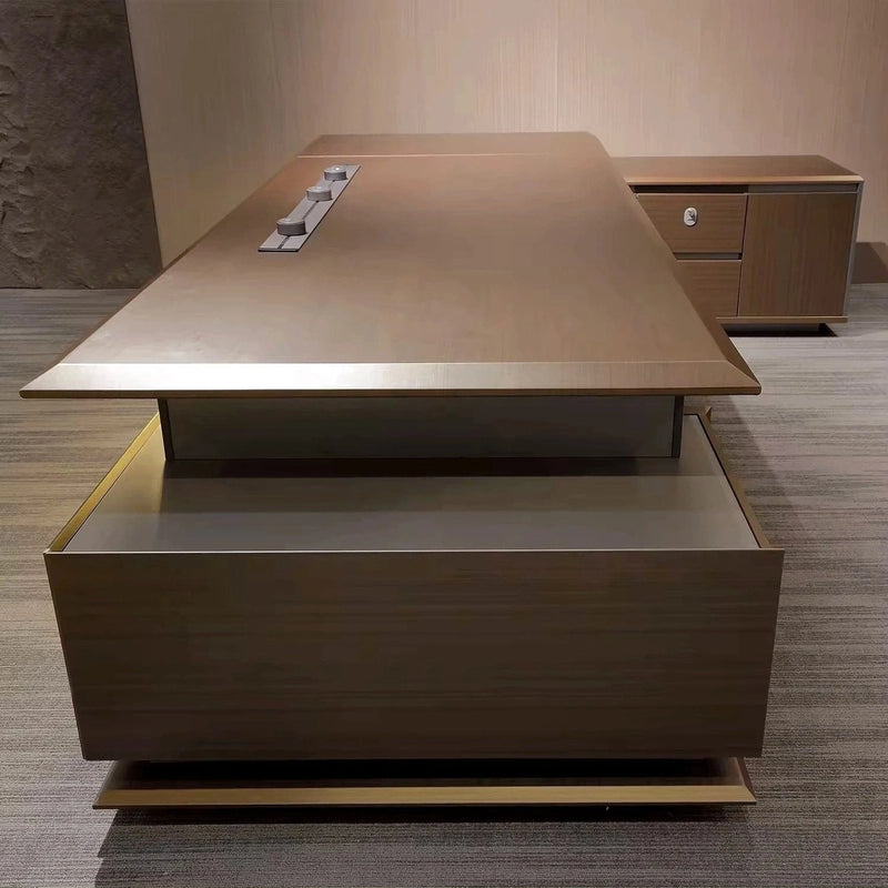 Aspen · Modern L-Shaped Executive Desk