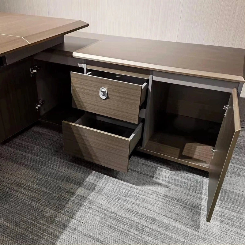 Aspen · Modern L-Shaped Executive Desk