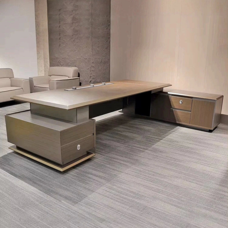 Aspen · Modern L-Shaped Executive Desk
