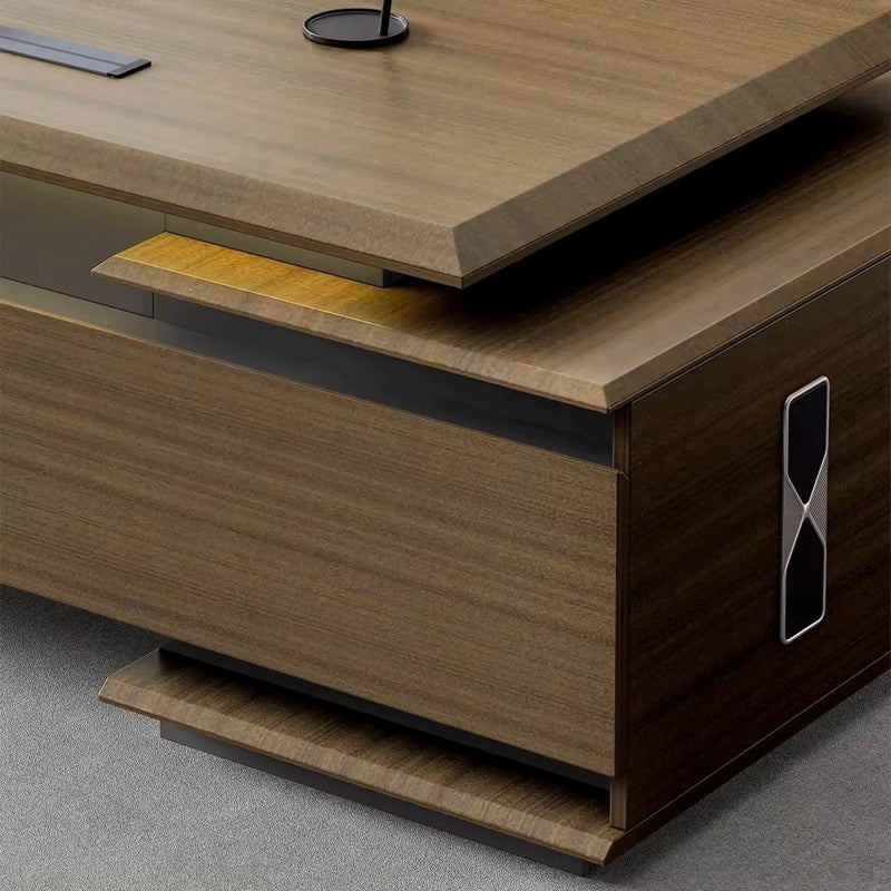 Aspen · Modern L-Shaped Executive Desk