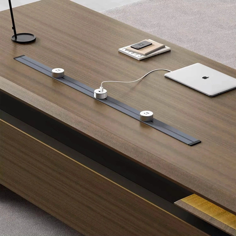 Aspen · Modern L-Shaped Executive Desk